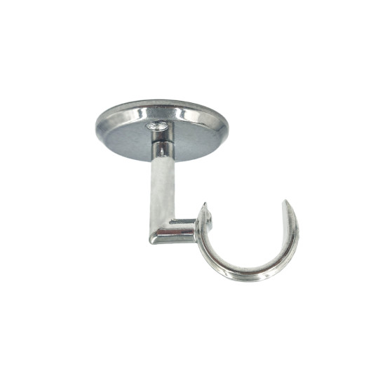 Suporte Teto 28mm com Roseta Fixa Cromado - 2000-10