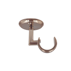 Suporte Teto 28mm com Roseta Fixa Gold Rose - 2000-62