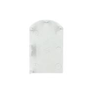 Tampa Do Bando Direita p/ Trilho Duplo Maxi - Branco - Ac8120 Tampa Do Bando Direita p/ Trilho Duplo Maxi - Branco - Ac8120