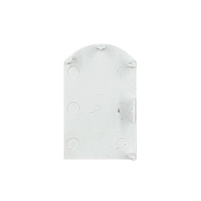 Tampa Do Bando Esquerda p/ Trilho Duplo Maxi - Branco - Ac8120 Tampa Do Bando Esquerda p/ Trilho Duplo Maxi - Branco - Ac8120