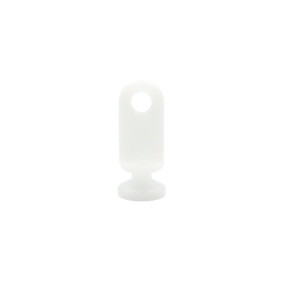 10941-Deslizante de Corda Dobra Perfeita 4,5mm - Branco