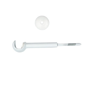 S57-Suporte Simples Alongado 19 c/ 7cm - Branco