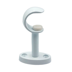 R77-Suporte c/ Roseta Oval 28mm Simples - Branco