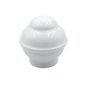 Ponteira Bola Oca 28mm - Branco - PB28