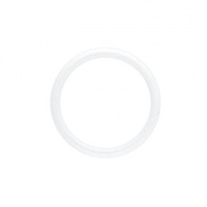 Argola de Metal 28mm - Branco A09