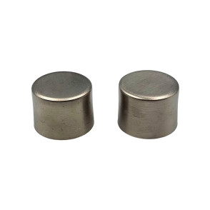 Ponteira Tampa 28mm(Repuxada) - Aço Escovado - TAR28