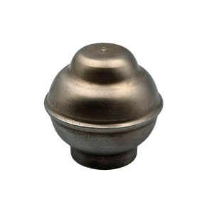 Ponteira Bola Oca 28mm - Aço Escovado - PB28