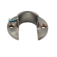 F70 - Flange 19mm - Aço Escovado