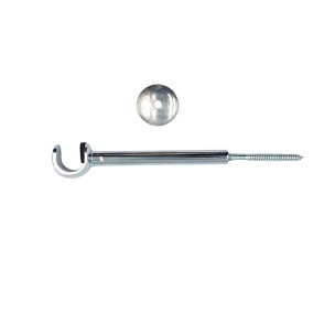 S58-Suporte Simples Alongado 19 c/ 10cm - Cromado