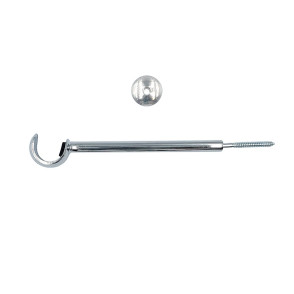 S62-Suporte Simples Alongado 28 c/ 15cm - Cromado