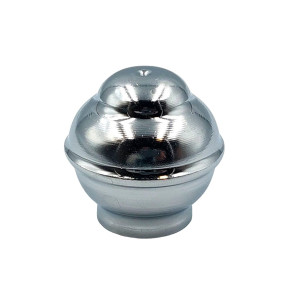 Ponteira Bola Oca 28mm - Cromado - PB28