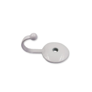 Abraçadeira de Metal Bola Lisa Med - Branco - 4008-16