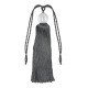 Abraçadeira de Tecido Crystal com 50cm - Cinza - 1103-10 Abraçadeira de Tecido Crystal com 50cm - Cinza - 1103-10