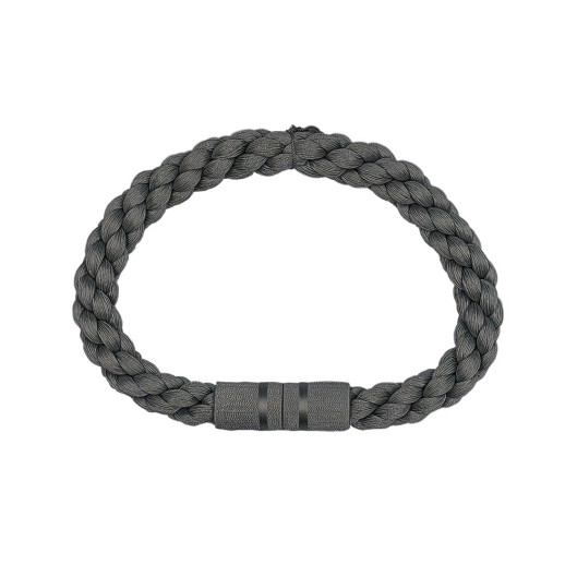 Abraçadeira de Tecido com imã elite pop com 50cm - Cinza - 1121-10 Abraçadeira de Tecido com imã elite pop com 50cm - Cinza - 1121-10