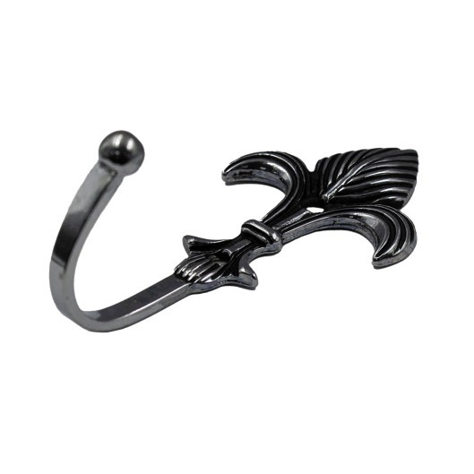 Braçadeira Flor de Lis Grande - Aço Escovado - 4004-38 Braçadeira Flor de Lis Grande - Aço Escovado - 4004-38