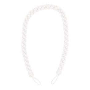 Abraçadeira de Tecido Crown com 40cm - Off White - 1111-20