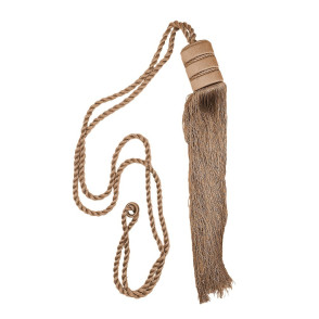 Abraçadeira de Tecido e Pingente Space com Corda 75cm a 150cm - Avelã - 1114-90