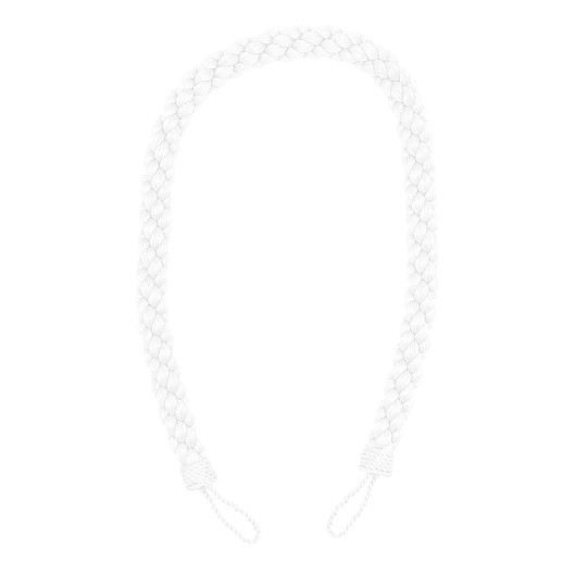 Abraçadeira de Tecido Crown com 40cm - Branco - 1111-70 Abraçadeira de Tecido Crown com 40cm - Branco - 1111-70