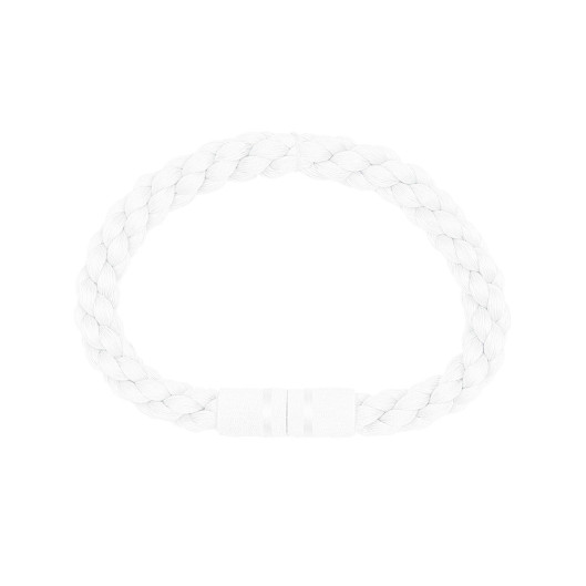 Abraçadeira de Tecido com Ímã Elite Pop com 50cm - Branco - 1121-70 Abraçadeira de Tecido com Ímã Elite Pop com 50cm - Branco - 1121-70
