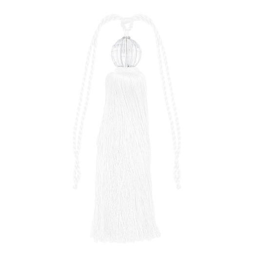 Abraçadeira de Tecido Crystal com 50cm - Branco - 1103-70 Abraçadeira de Tecido Crystal com 50cm - Branco - 1103-70