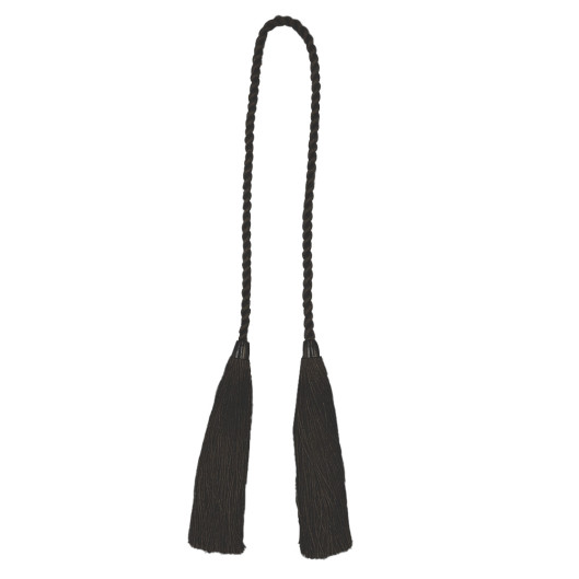 Abraçadeira de Tecido Luna com 60cm - Preto - 1120-40 Abraçadeira de Tecido Luna com 60cm - Preto - 1120-40