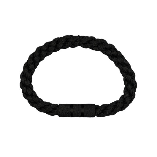Abraçadeira de Tecido com Ímã Elite Pop com 50cm - Preto - 1121-40 Abraçadeira de Tecido com Ímã Elite Pop com 50cm - Preto - 1121-40
