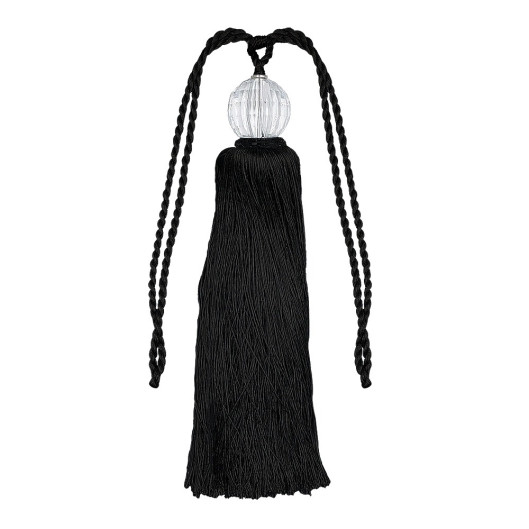 Abraçadeira de Tecido Crystal com 50cm - Preto - 1103-40 Abraçadeira de Tecido Crystal com 50cm - Preto - 1103-40