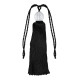 Abraçadeira de Tecido Crystal com 50cm - Preto - 1103-40 Abraçadeira de Tecido Crystal com 50cm - Preto - 1103-40