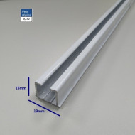 1408-16 - Trilho Max Alto - Branco - 6m 1408-16 - Trilho Max Alto - Branco - 6m