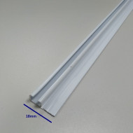 1403-16 Trilho Mini Simples - Branco - 6m