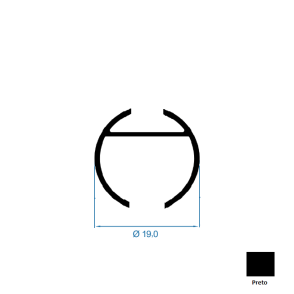 TL19-Tubo 19mm - Preto - 6m TL19-Tubo 19mm - Preto - 6m