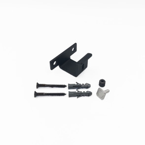 Suporte Teto para Trilho Retangular Preto Fosco - 2024-17