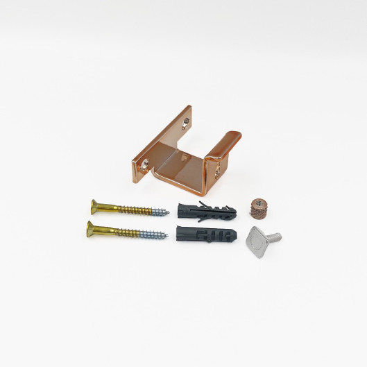 Suporte Teto para Trilho Retangular Gold Rose - 2024-62 Suporte Teto para Trilho Retangular Gold Rose - 2024-62