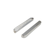 Tampa Slim Duplo Cromado - 2802-10 Tampa Slim Duplo Cromado - 2802-10