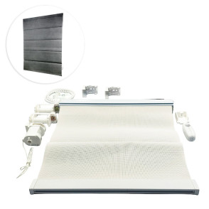 Kit de Persiana Romana - Screen 3% - Preto