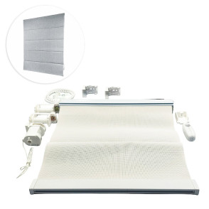 Kit de Persiana Romana - Screen 5% - Cinza