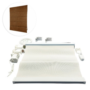 Kit de Persiana Romana - Shantung BK - 20093-5 Brown