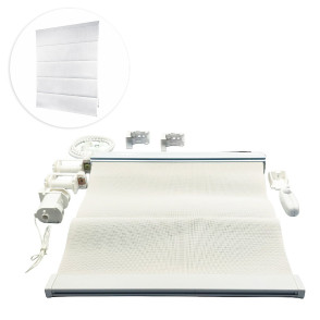Kit de Persiana Romana - BK Pinpoint - Branco