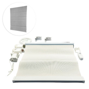 Kit de Persiana Romana - Screen 0% - Cinza