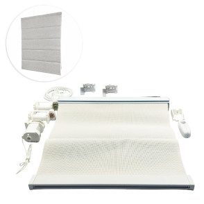 Kit de Persiana Romana - Screen 0% - Branco
