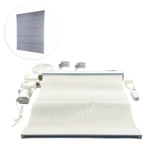 Kit de Persiana Romana - Picasso BK - Cinza