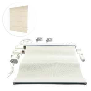 Kit de Persiana Romana - Screen 1% Open - Bege