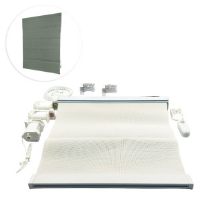 Kit de Persiana Romana - Magnum BK - Stone Grey