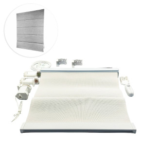 Kit de Persiana Romana - Napoles BK - White