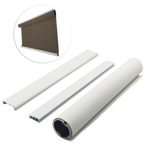 Kit de Persiana Rolô - Screen Timber - Coffee/café