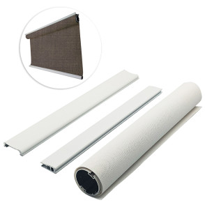 Kit de Persiana Rolô - Shantung (BK) - 20093-5 Brown