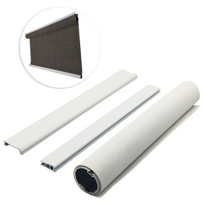 Kit de Persiana Rolô - Shantung (BK) - 20093-11 Tabaco