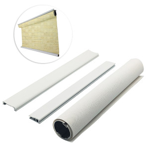 Kit de Persiana Rolô - Xadrez Trans - Natural