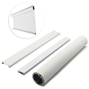 Kit de Persiana Rolô - Milano BK - White 1901