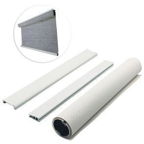 Kit de Persiana Rolô - Picasso BK - Cinza